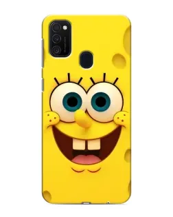 Чохол для Samsung Galaxy M21 з картинкою «Губка Боб посмішка»