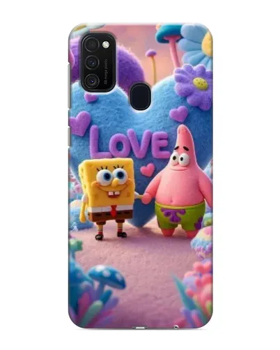 Чохол для Samsung Galaxy M21 з картинкою «Губка Боб Патрік» Чохол для Samsung Galaxy M21 з картинкою «Губка Боб Патрік»