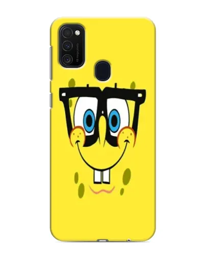 Чехол для Samsung Galaxy M21 с картинкой «Минималистичный Спанч Боб» Чехол для Samsung Galaxy M21 с картинкой «Минималистичный Спанч Боб»