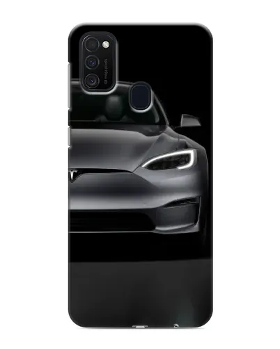 Чехол для Samsung Galaxy M21 с картинкой «Tesla Model S Look»