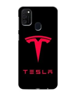 Чехол для Samsung Galaxy M21 с картинкой «Tesla Red Logo» Чехол для Samsung Galaxy M21 с картинкой «Tesla Red Logo»