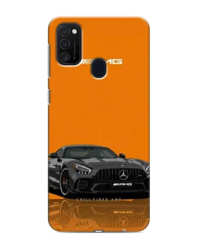 Чехол для Samsung Galaxy M21 с картинкой «Оранжевый Mercedes AMG» Чехол для Samsung Galaxy M21 с картинкой «Оранжевый Mercedes AMG»