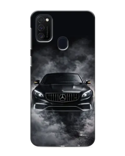 Чехол для Samsung Galaxy M21 с картинкой «Mercedes в дыму» Чехол для Samsung Galaxy M21 с картинкой «Mercedes в дыму»