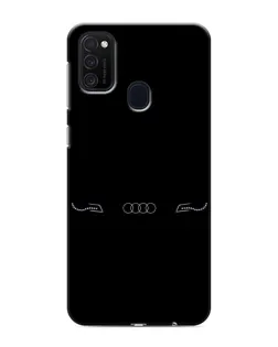 Чехол для Samsung Galaxy M21 с картинкой «Audi — световой подпись» Чехол для Samsung Galaxy M21 с картинкой «Audi — световой подпись»