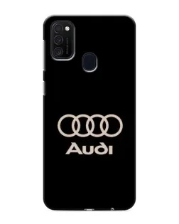 Чехол для Samsung Galaxy M21 с картинкой «Audi — золотой логотип» Чехол для Samsung Galaxy M21 с картинкой «Audi — золотой логотип»