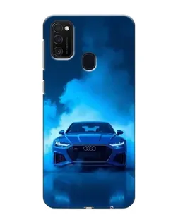 Чехол для Samsung Galaxy M21 с картинкой «Audi — голубая энергия» Чехол для Samsung Galaxy M21 с картинкой «Audi — голубая энергия»