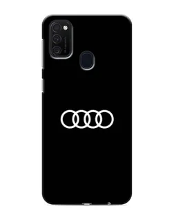 Чехол для Samsung Galaxy M21 с картинкой «Audi White Logo» Чехол для Samsung Galaxy M21 с картинкой «Audi White Logo»