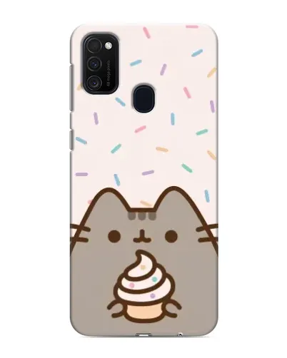 Чохол для Samsung Galaxy M21 з картинкою «Пушин з кексом» Чохол для Samsung Galaxy M21 з картинкою «Пушин з кексом»