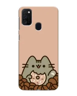 Чохол для Samsung Galaxy M21 з картинкою «Кавовий Пушин» Чохол для Samsung Galaxy M21 з картинкою «Кавовий Пушин»