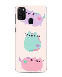 Чохол для Samsung Galaxy M21 з картинкою «Pusheen тріо» Чохол для Samsung Galaxy M21 з картинкою «Pusheen тріо»