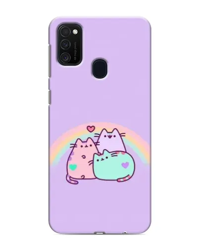Чохол для Samsung Galaxy M21 з картинкою «Веселкові Пушини» Чохол для Samsung Galaxy M21 з картинкою «Веселкові Пушини»