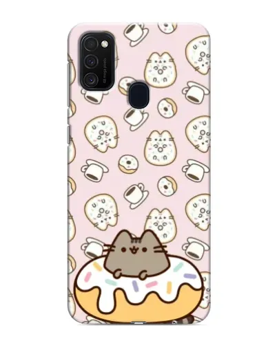 Чохол для Samsung Galaxy M21 з картинкою «Пушин на пончику» Чохол для Samsung Galaxy M21 з картинкою «Пушин на пончику»