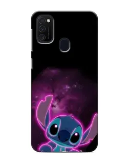 Чехол для Samsung Galaxy M21 с картинкой «Неоновый Stitch» Чехол для Samsung Galaxy M21 с картинкой «Неоновый Stitch»