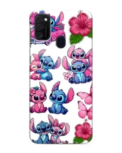 Чехол для Samsung Galaxy M21 с картинкой «Стикеры Stitch и Angel» Чехол для Samsung Galaxy M21 с картинкой «Стикеры Stitch и Angel»
