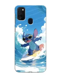 Чехол для Samsung Galaxy M21 с картинкой «Стич на волне» Чехол для Samsung Galaxy M21 с картинкой «Стич на волне»