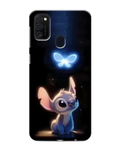 Чехол для Samsung Galaxy M21 с картинкой «Сияющий Стич»
