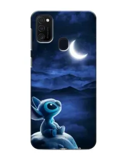 Чехол для Samsung Galaxy M21 с картинкой «Лунная ночь Стича» Чехол для Samsung Galaxy M21 с картинкой «Лунная ночь Стича»