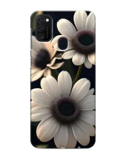 Чехол для Samsung Galaxy M21 с картинкой «Белые маргаритки макро» Чехол для Samsung Galaxy M21 с картинкой «Белые маргаритки макро»