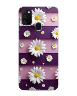 Чехол для Samsung Galaxy M21 с картинкой «Ромашки на фиолетовом» Чехол для Samsung Galaxy M21 с картинкой «Ромашки на фиолетовом»