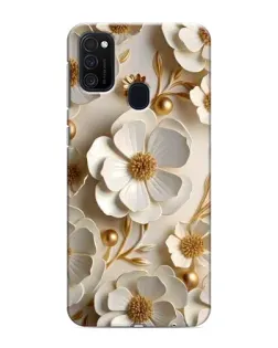 Чехол для Samsung Galaxy M21 с картинкой «Белие бумажние цвети» Чехол для Samsung Galaxy M21 с картинкой «Белие бумажние цвети»