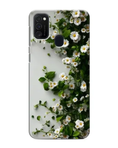 Чехол для Samsung Galaxy M21 с картинкой «Ветка мелких белых цветов» Чехол для Samsung Galaxy M21 с картинкой «Ветка мелких белых цветов»