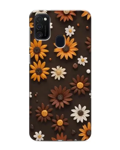 Чехол для Samsung Galaxy M21 с картинкой «Узор из маленьких подсолнухов» Чехол для Samsung Galaxy M21 с картинкой «Узор из маленьких подсолнухов»