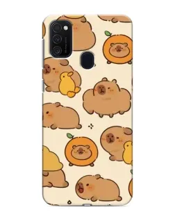 Чехол для Samsung Galaxy M21 с картинкой «Капибары с апельсинами» Чехол для Samsung Galaxy M21 с картинкой «Капибары с апельсинами»