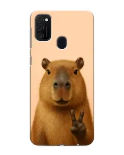 Чехол для Samsung Galaxy M21 с картинкой «Капибара виктория» Чехол для Samsung Galaxy M21 с картинкой «Капибара виктория»