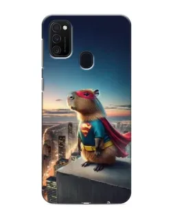 Чехол для Samsung Galaxy M21 с картинкой «Капи-мен супергерой» Чехол для Samsung Galaxy M21 с картинкой «Капи-мен супергерой»