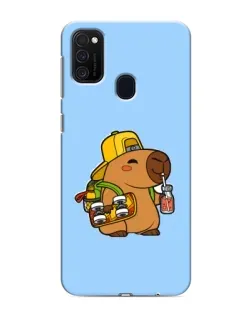 Чехол для Samsung Galaxy M21 с картинкой «Капибара на скейте» Чехол для Samsung Galaxy M21 с картинкой «Капибара на скейте»