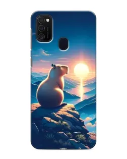 Чехол для Samsung Galaxy M21 с картинкой «Закат солнца с капибарой» Чехол для Samsung Galaxy M21 с картинкой «Закат солнца с капибарой»