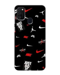 Чехол для Samsung Galaxy M21s с картинкой «Nike Mix Pattern» Чехол для Samsung Galaxy M21s с картинкой «Nike Mix Pattern»
