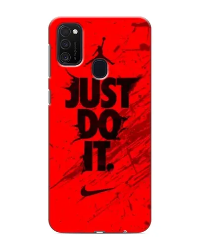Чехол для Samsung Galaxy M21s с картинкой «Nike Just Do It» Чехол для Samsung Galaxy M21s с картинкой «Nike Just Do It»