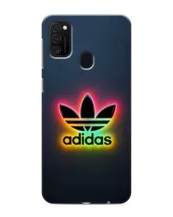 Чехол для Samsung Galaxy M21s с картинкой «Неоновый Adidas»