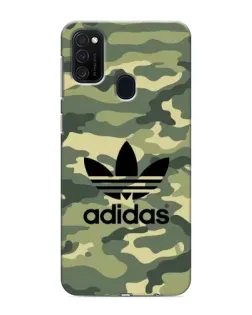 Чехол для Samsung Galaxy M21s с картинкой «Милитари стиль Adidas»