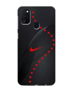 Чехол для Samsung Galaxy M21s с картинкой «Абстрактный дизайн Nike»