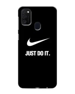 Чехол для Samsung Galaxy M21s с картинкой «Классический принт Nike»