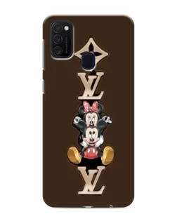 Чехол для Samsung Galaxy M21s с картинкой «LV и Микки Маус»
