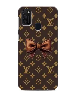 Чехол для Samsung Galaxy M21s с картинкой «LV с бантом»