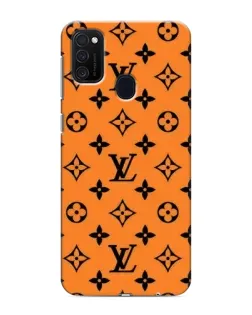 Чехол для Samsung Galaxy M21s с картинкой «Оранжевый стиль LV»