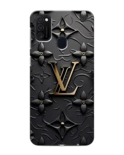 Чехол для Samsung Galaxy M21s с картинкой «Кожаная текстура LV»