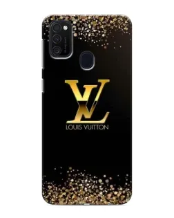 Чехол для Samsung Galaxy M21s с картинкой «LV — золотые искры»