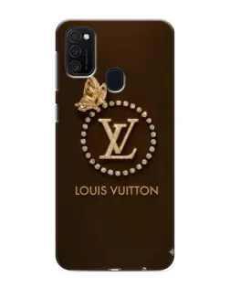 Чехол для Samsung Galaxy M21s с картинкой «LV — золотая печать»
