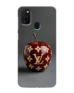 Чехол для Samsung Galaxy M21s с картинкой «Красное яблоко LV»