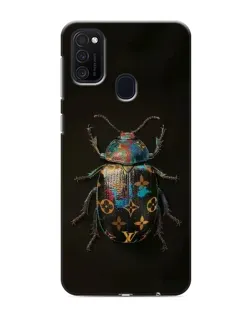 Чехол для Samsung Galaxy M21s с картинкой «LV — мраморный принт»