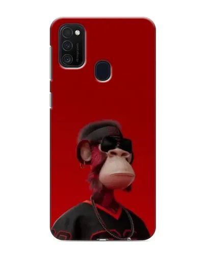 Чехол для Samsung Galaxy M21s с картинкой «Bored Ape в красном» Чехол для Samsung Galaxy M21s с картинкой «Bored Ape в красном»