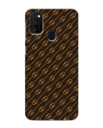 Чехол для Samsung Galaxy M21s с картинкой «Gucci — золотые диагонали» Чехол для Samsung Galaxy M21s с картинкой «Gucci — золотые диагонали»