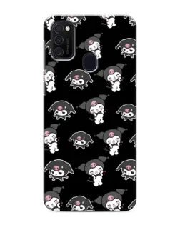 Чехол для Samsung Galaxy M21s с картинкой «Черный паттерн Kuromi» Чехол для Samsung Galaxy M21s с картинкой «Черный паттерн Kuromi»