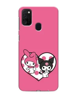 Чехол для Samsung Galaxy M21s с картинкой «Kuromi и My Melody» Чехол для Samsung Galaxy M21s с картинкой «Kuromi и My Melody»