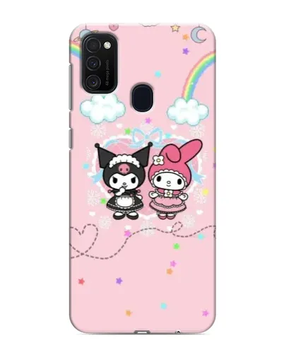 Чехол для Samsung Galaxy M21s с картинкой «My Melody и Kuromi» Чехол для Samsung Galaxy M21s с картинкой «My Melody и Kuromi»